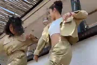 create routine tiktok group dance, afrobeat, shuffle afro choreography