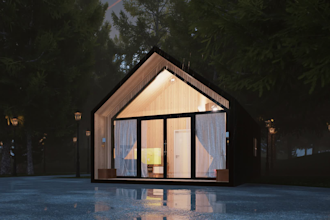 create realistic exterior render