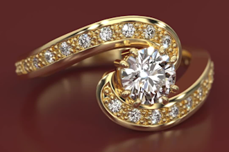 create 3d jewelry design and do stunning rendering