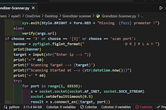 do python bots, scripts, web scraping and data extraction