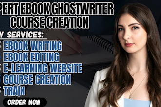 ghostwrite your ebook content online course content course outline lesson plan