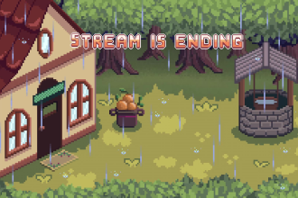 create a pixel art animated twitch screen for your stream