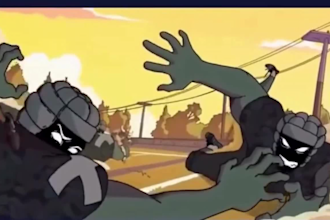 do 2d animated music video, 2d character animation, short film, anime fighting
