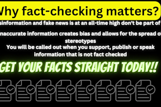 fact check any document, video and post