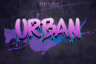 design graffiti logo for you, text graffiti, graffiti design