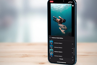 create unique underwater lightroom presets