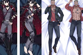 draw dakimakura character design body pillow digital art anime art  2d vtuber