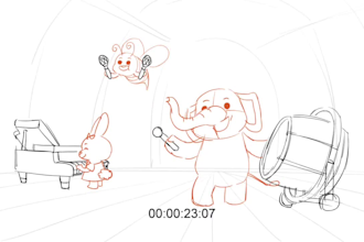 do animated storyboard or animatics
