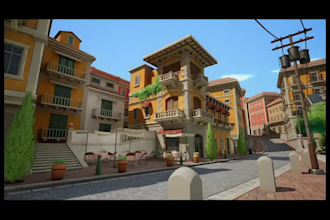 develop 3d game environment, scene game map, stylize and realistic environment