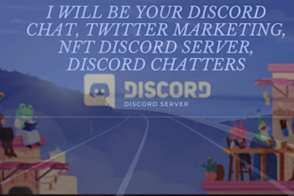 discuss engagement and participate on your nft discord server and chatter
