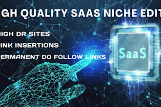 provide backlinks on high authority saas websites