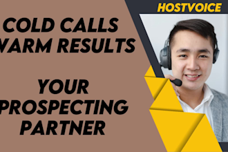 be cold caller and appointment setter for your business