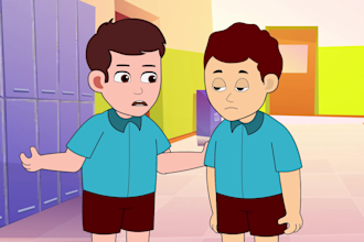 make 2d animation stories and rhymes