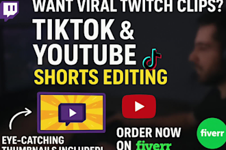 edit your twitch clips into viral tiktok or youtube short