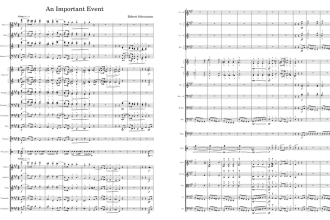 orchestrate your original composition in a notation software