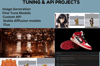 do stable diffusion, flux, sd3 lora models, gan fine tuning and api projects