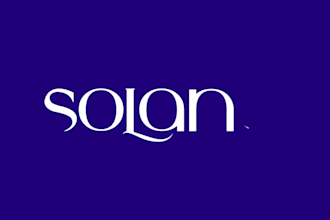 design a minimal business wordmark