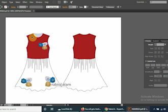 be the fashion designer and a sewing pattern maker for your project