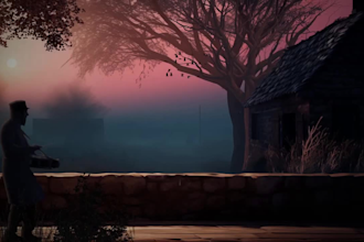 do high quality shadow style or silhouette animation for music video and  story