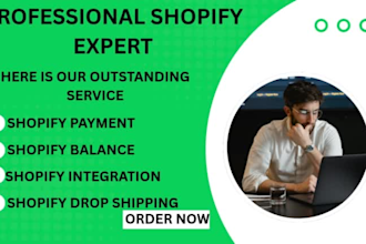 professionally setup shopify payment and balance