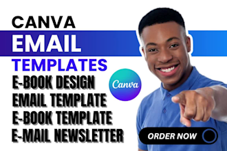editable canva email template ebook design canva email newsletter ebook template