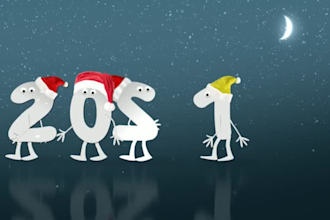 customize new year christmas greetings