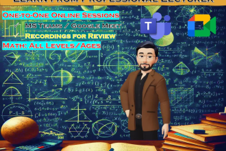 be your math tutor for all grades, mathematics tutor