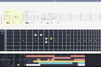 compose an alt rock song for you in tabs, midi or guitar pro