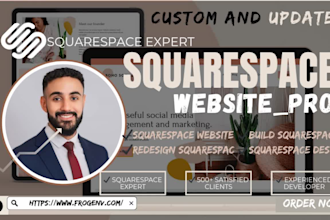 update squarespace, custom squarespace website design, redesign and development
