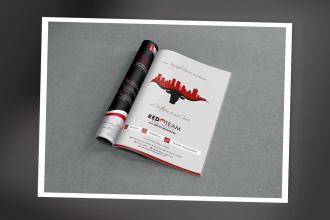 design modern print ad, magazine ad, flyer