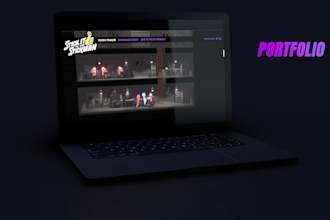 make stunning animated 3d website using three js