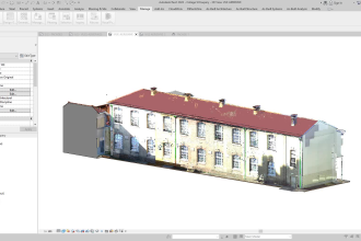 do your bim revit 3d model, from point cloud scan