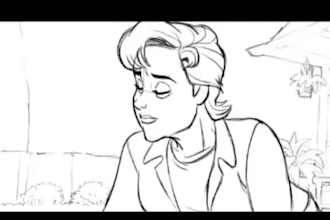 do 2d traditional animation 2d line art video 2d frame by frame animation video