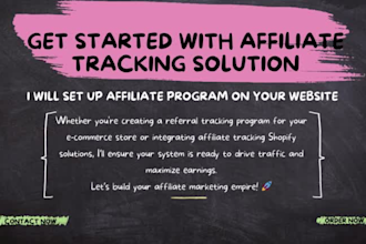 build complete shopify affiliate program setup