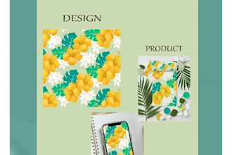 create seamless patterns for fabric prints