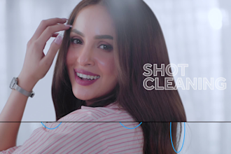 do cleanups in your shots, video post work