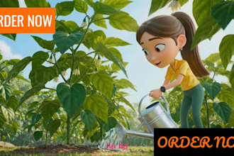 create stunning cartoon character, 3d animation in pixar style