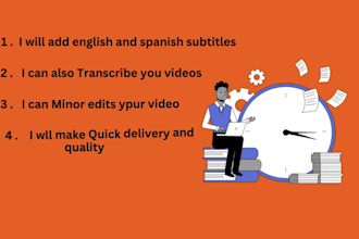 add english and spanish subtitles or captions to your videos