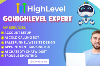 setup gohighlevel salesfunnel, gohighlevel expert, gohighlevel website