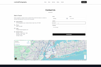 fast one page website mobile friendly
