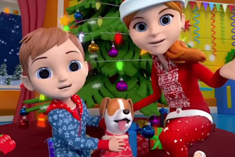 produce a christmas lyrics video