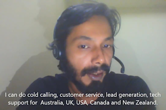 be your virtual assistant do cold calling,admin task,emails