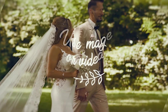 create your video montage wedding video,