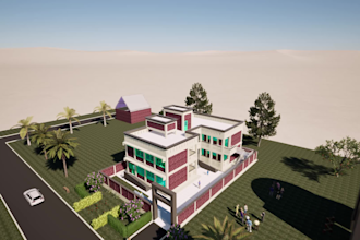 provide bim modeling services revit autocad navisworks and realistic render