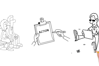 create a custom whiteboard animation video