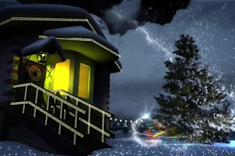 create a christmas video with your logo