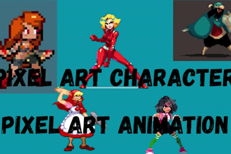 make pixel art animation nsfw pixel character rpg maker sprite sheet for games