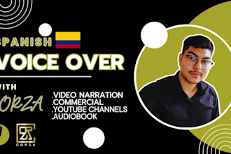 record a professional voiceover in latin american spanish