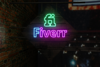 make a wonderful neon light sign, neon logo animation and neon intro video
