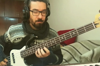 teach you to play bass , beginning to high level